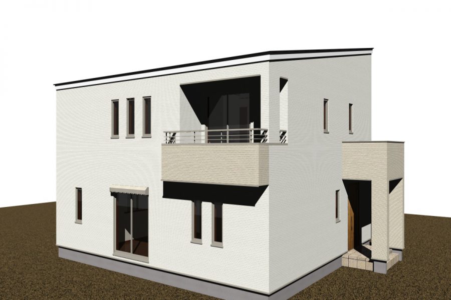 南東面（パース図）