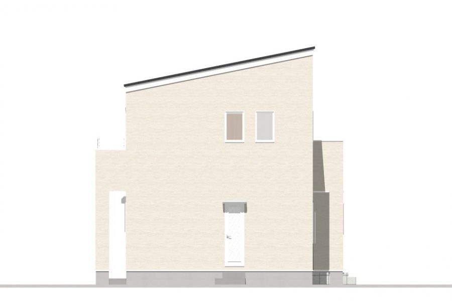 東面（立面図）<br />
