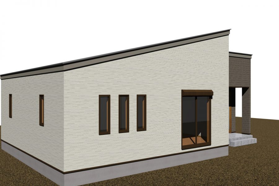 南西面（パース図）<br />
