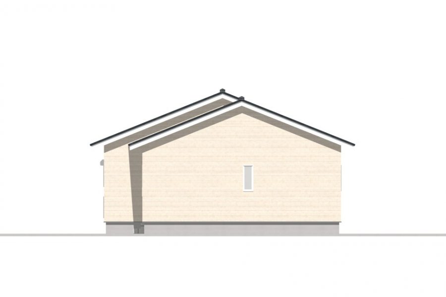 東面（立面図）<br />
