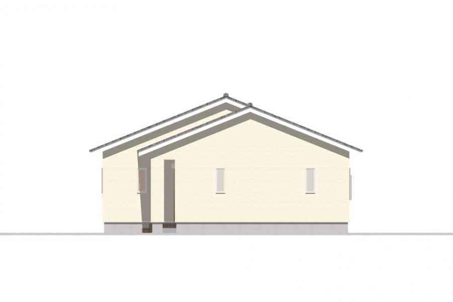 東面（立面図）<br />
