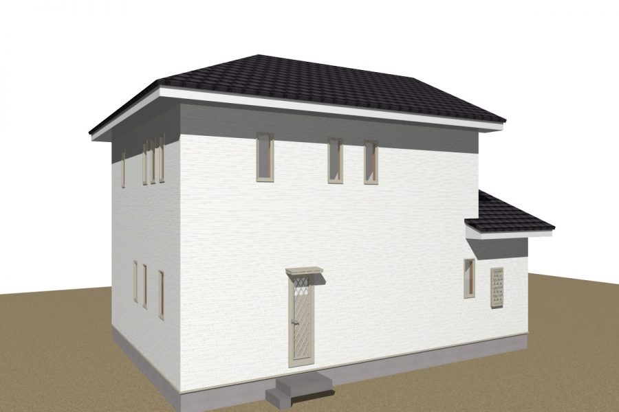 パース図　北東面