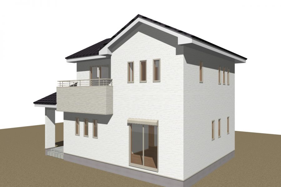 パース図　南東面