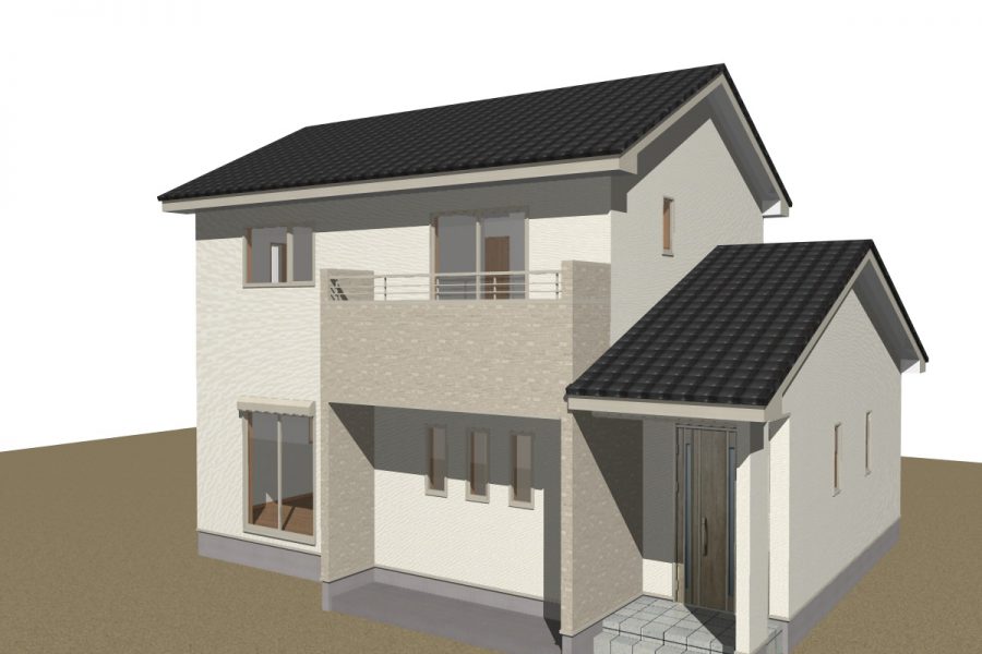 パース図　南東面