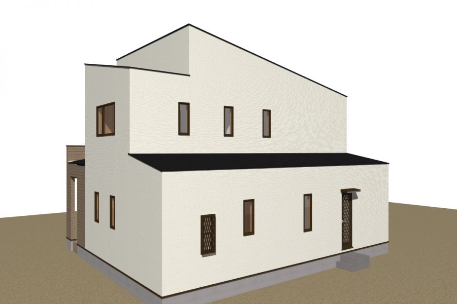 パース図　北東面