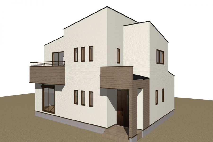 パース図　南東面