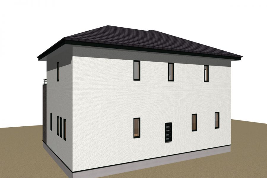 パース図　北東面