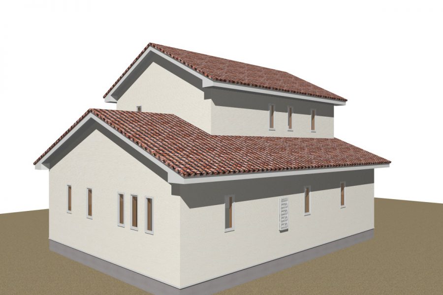 パース図　北東面