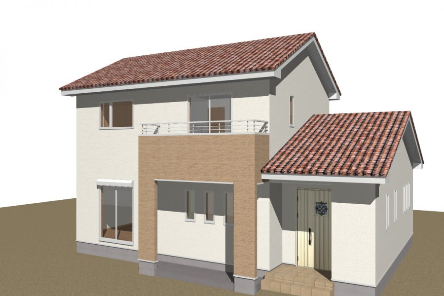 パース図　南東面