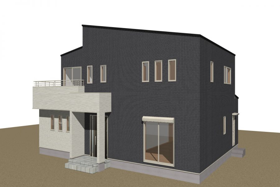 パース図　南東面