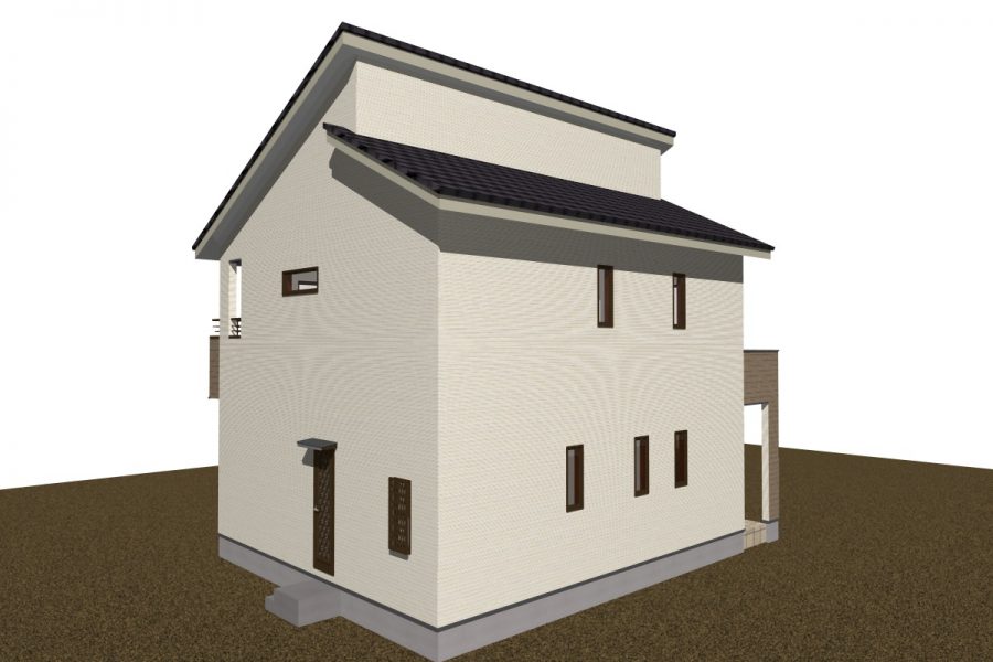 パース図　北東面