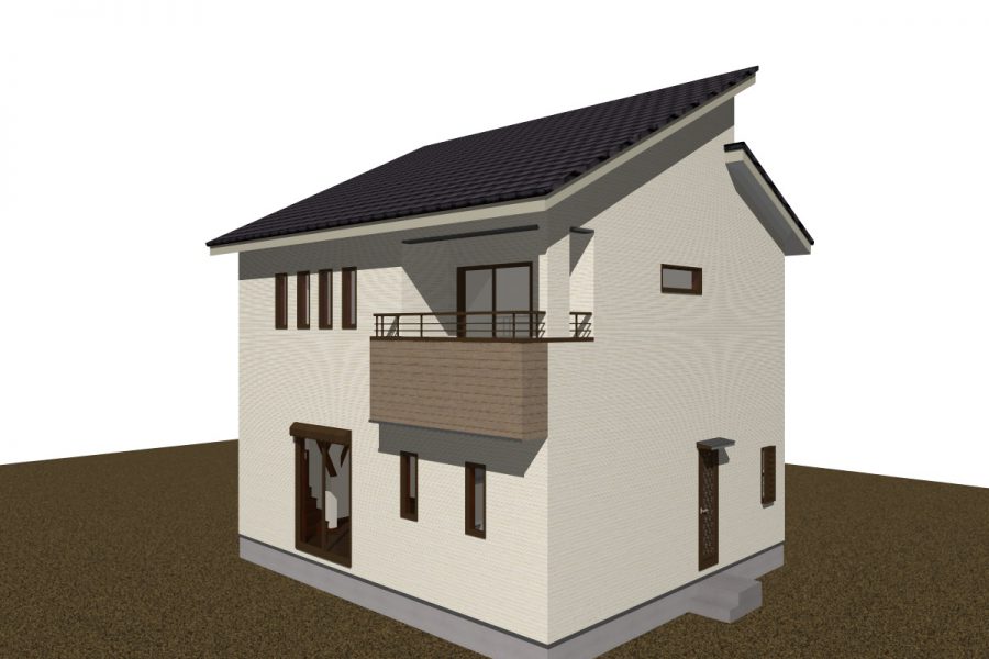 パース図　南東面