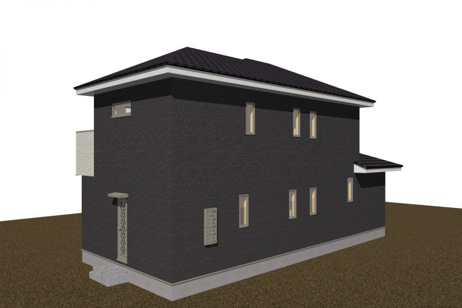 パース図　北東面