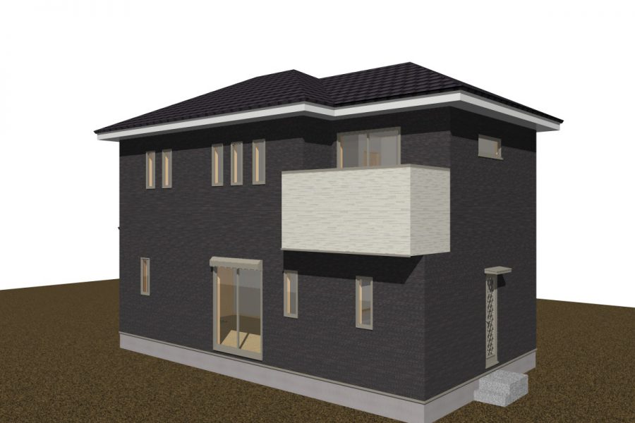 パース図　南東面