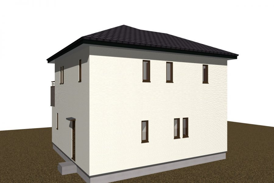 パース図　北東面