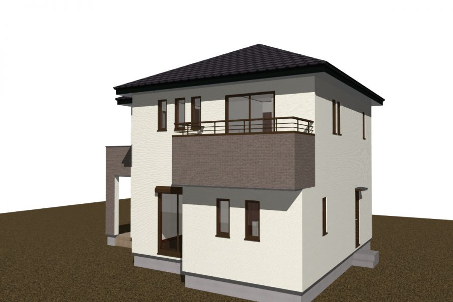 パース図　南東面