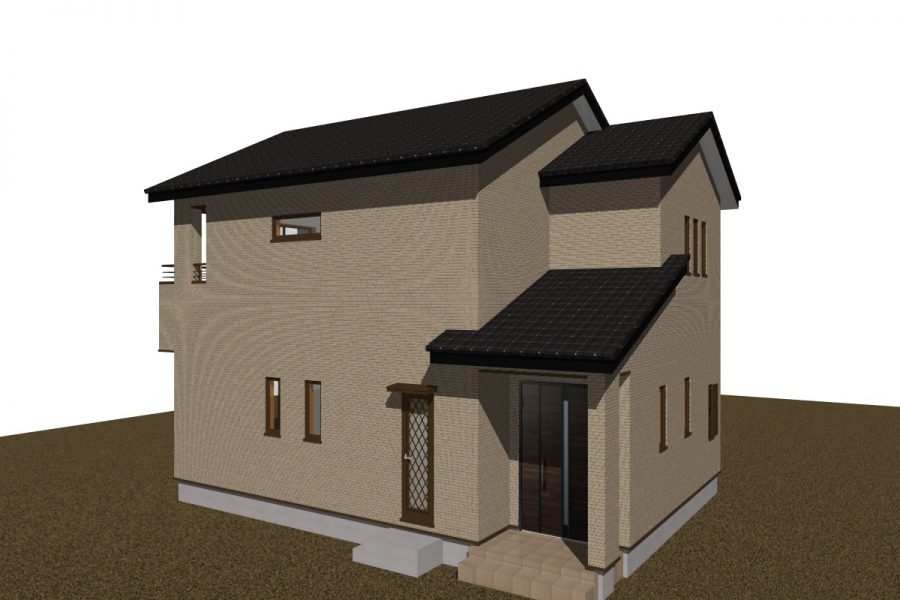 パース図　北東面