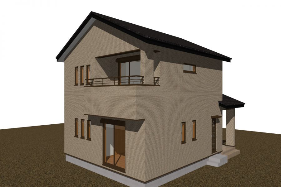 パース図　南東面