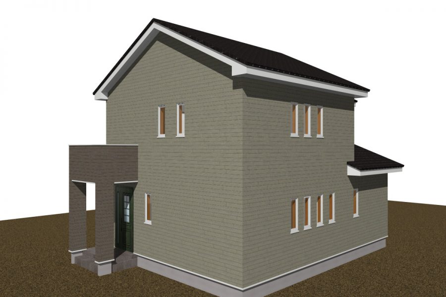 パース図　北東面