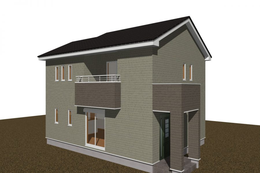 パース図　南東面