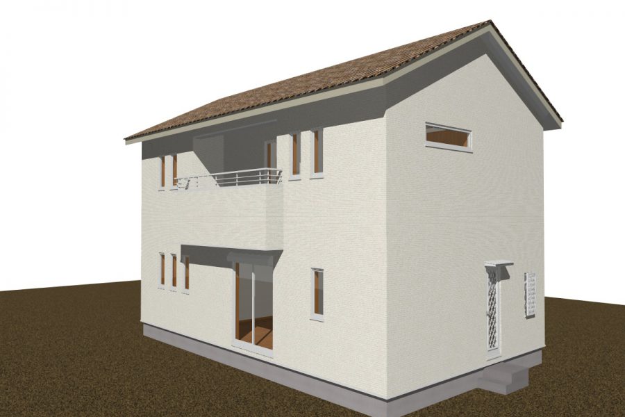 パース図　南東面
