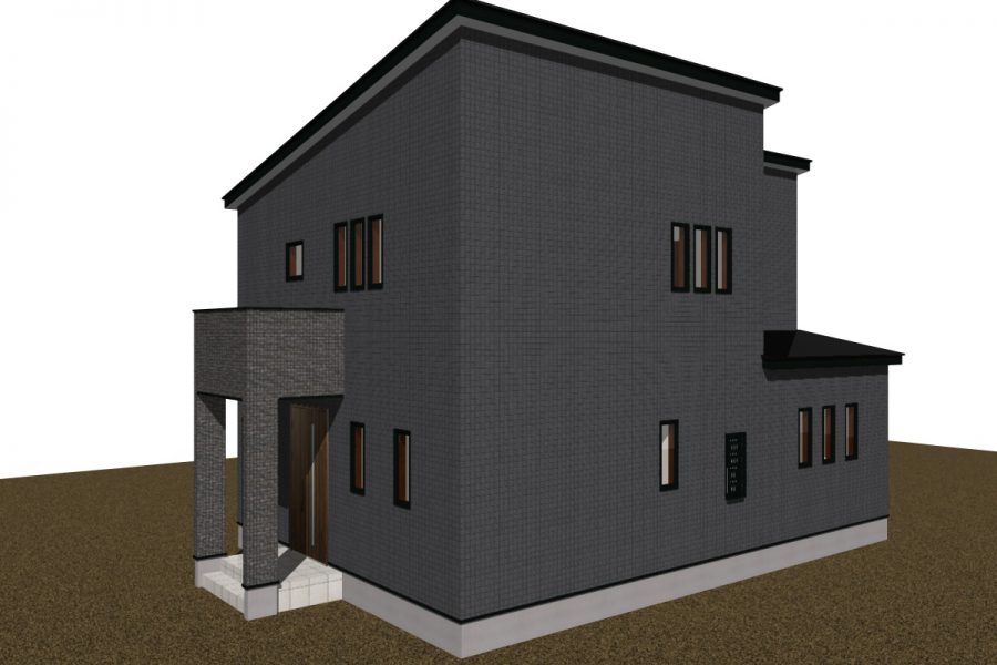 パース図　北東面