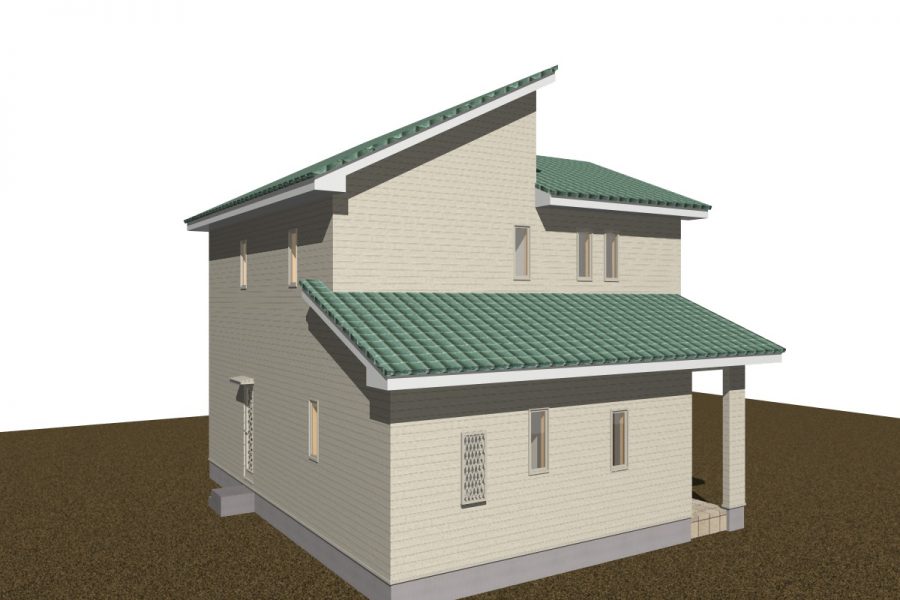 パース図　北東面