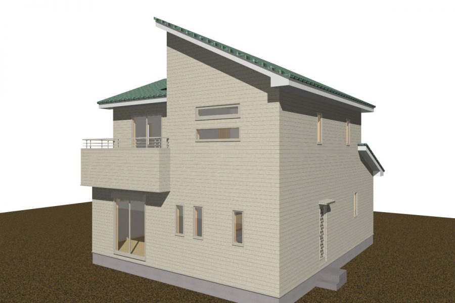 パース図　南東面