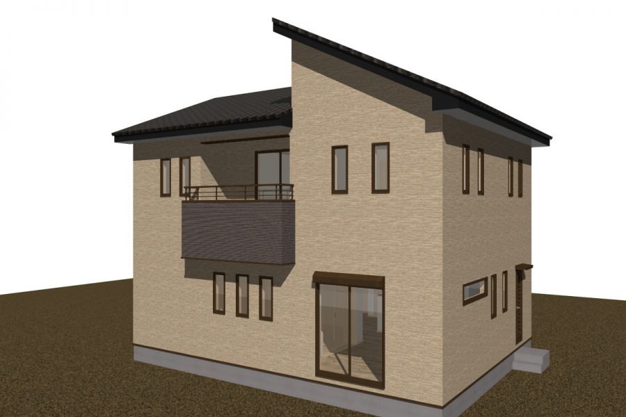 パース図　南東面