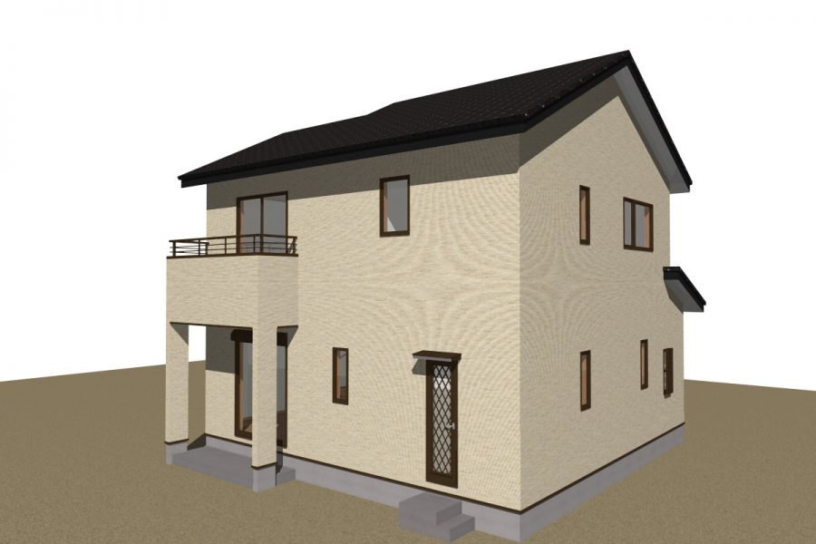 パース図　南東面