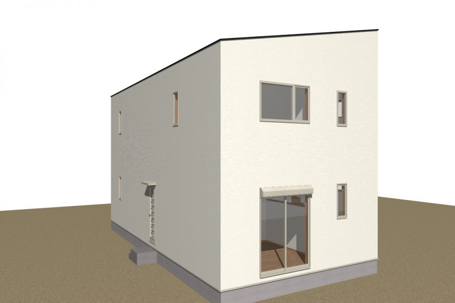 パース図　南西面