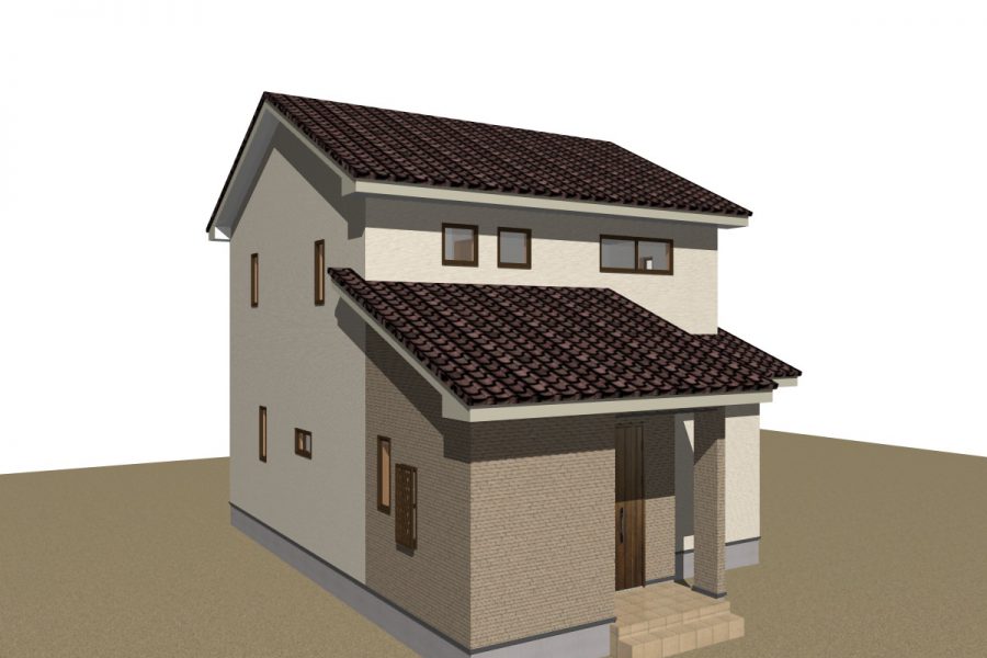 パース図　北東面
