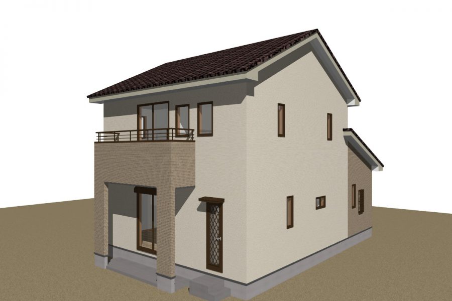 パース図　南東面