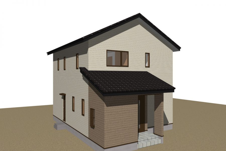 パース図　北東面