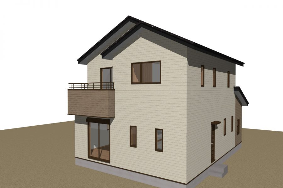 パース図　南東面