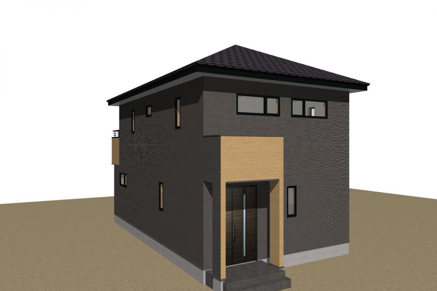 パース図　北東面