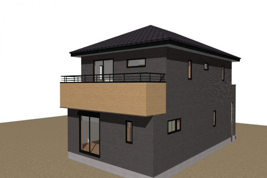 パース図　南東面