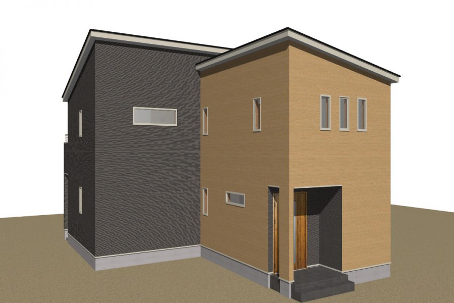 パース図　北東面