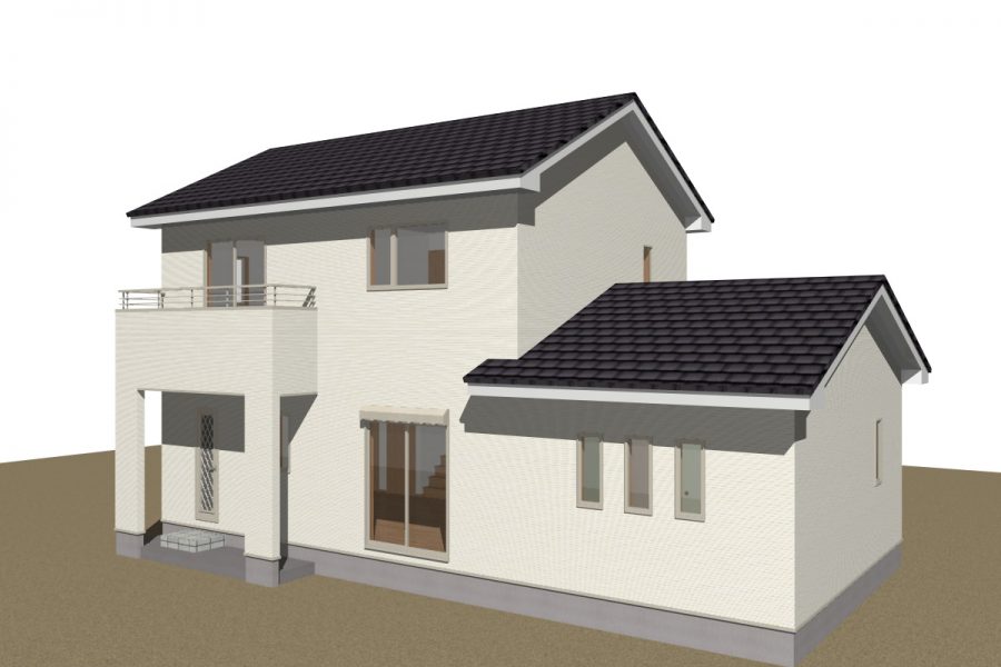 パース図　南東面