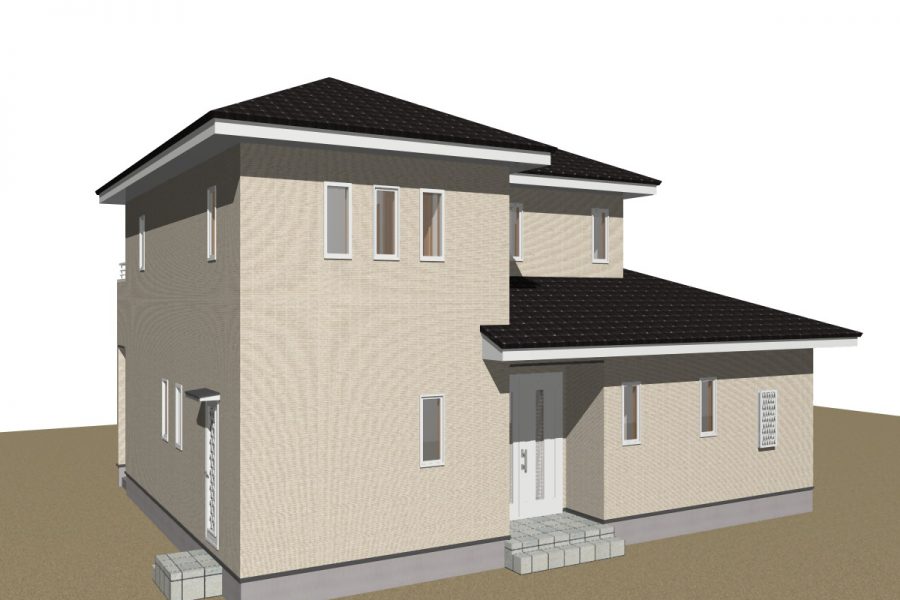 パース図　北東面