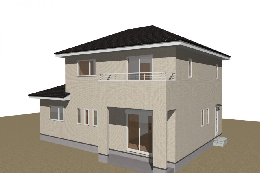 パース図　南東面