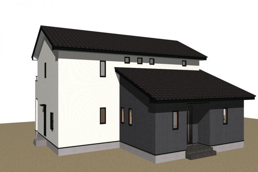 パース図　北東面