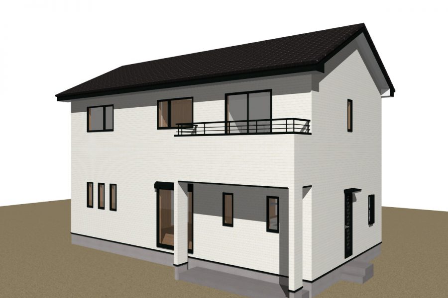 パース図　南東面