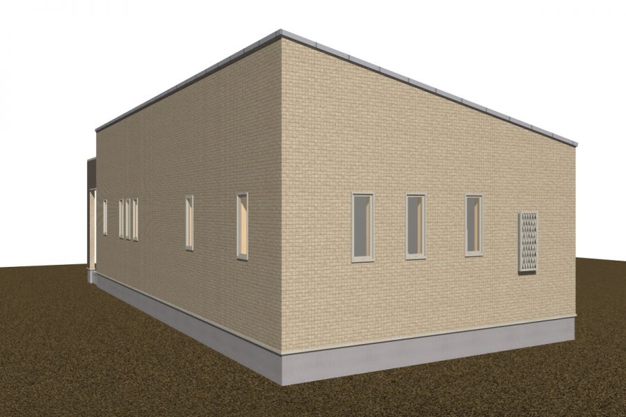 パース図　北東面