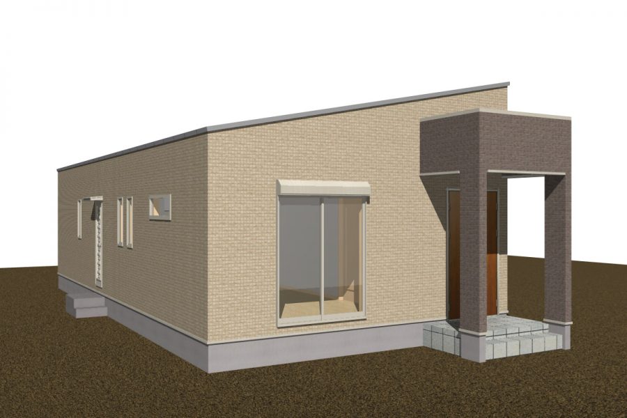 パース図　南西面