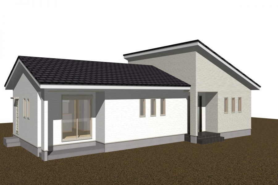 パース図　南西面