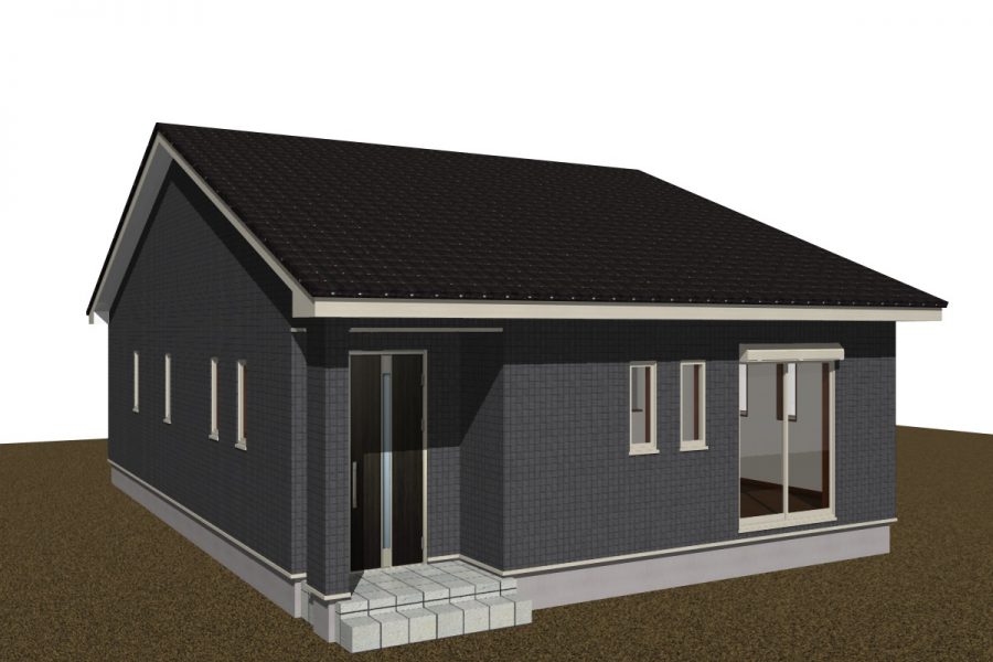 パース図　南西面