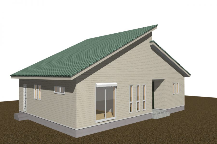 パース図　南西面