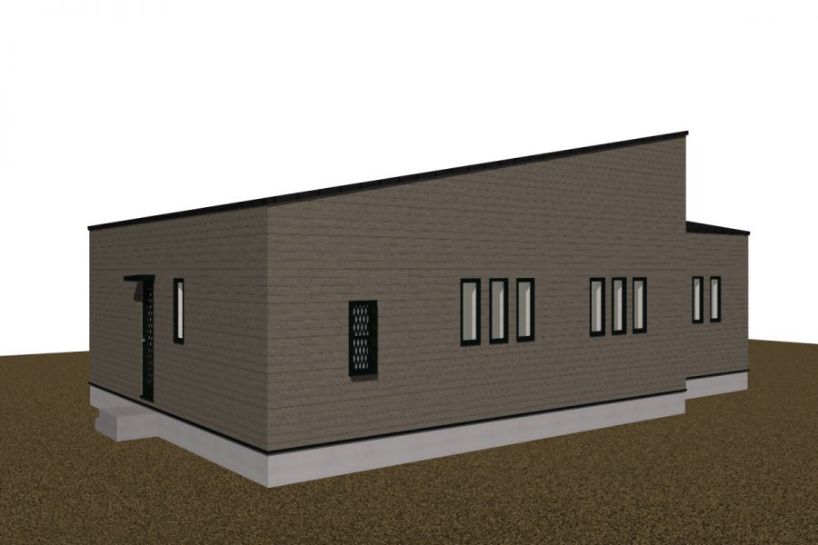 パース図　北東面