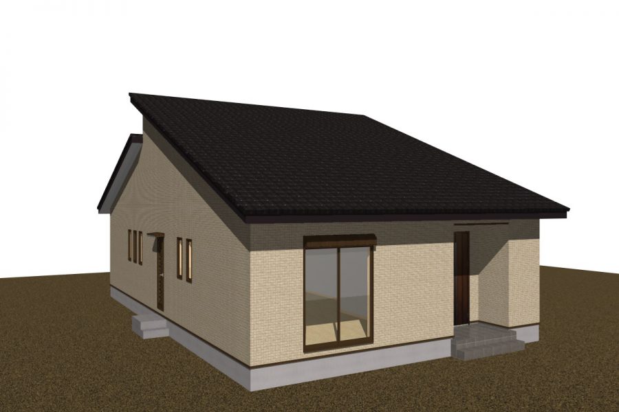 パース図　南西面